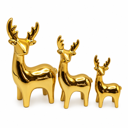 Decorațiuni - Obiect decorativ ceramic cerb 8.5*4.3*16cm