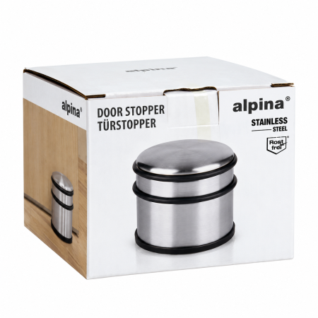 Casă, grădină si exterior - Opritor usa rotund din otel inoxidabil 1,1kg 3as clr edco 19338