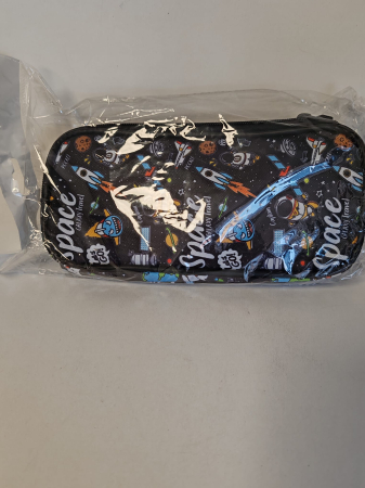 Penar școlar textil cu 3 compartimente și fermoare – Model Space / Gamer / Galaxy [2]