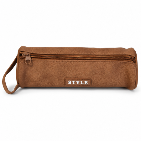 Penar Textil Premium Tip Etui cu Fermoar – Aspect Piele Ecologică [1]
