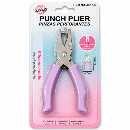 Accesorii de birou - Perforator Manual pentru Hârtie – Clește Perforator 1 Orificiu
