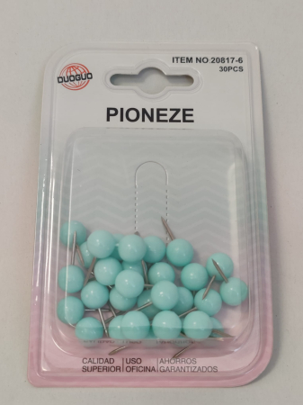 Birotica/Papetarie - Pioneze Decorative Roz 30 Bucăți – Pentru Panouri de Plută și Organizare Documente