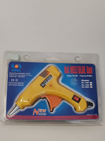 Birotica/Papetarie - Pistol de Lipit cu Silicon la Cald 20W – Hot Melt Glue Gun cu Întrerupător