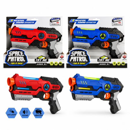Jucarii - Pistol spațial de jucărie cu lumini, sunete și vibrații