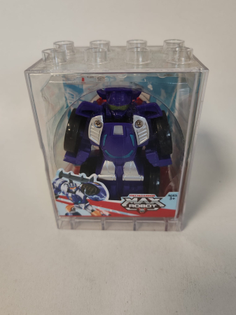 Jucarii - Robot transformabil MAX ROBOT în cutie tip blocuri, model asortat, 3+ ani