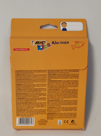 Set 12 carioci BIC Kids Kid Couleur – ultra lavabile, culori intense [1]