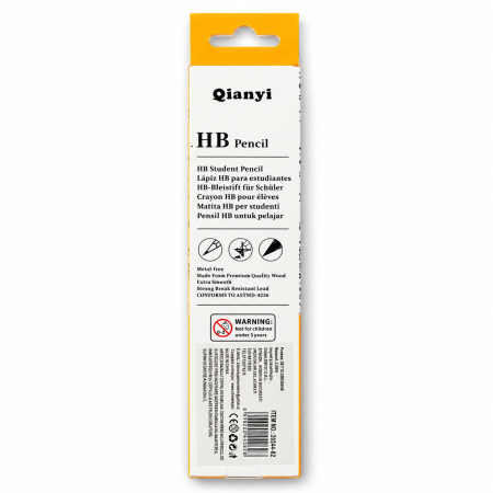 Set 12 Creioane Grafit HB Qianyi pentru Elevi [1]