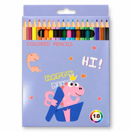 Set 18 creioane colorate Let's Go Travel – Colored Pencils [3]
