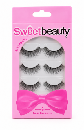 Frumusețe și îngrijire - Set 5 perechi gene false autoadezive tip banda sweet beauty