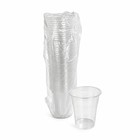 Casă, grădină si exterior - Set 50 pahare transparente din plastic, 250 ml