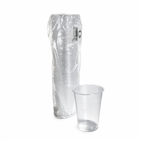 Casă, grădină si exterior - Set 50 pahare transparente din plastic, 400 ml