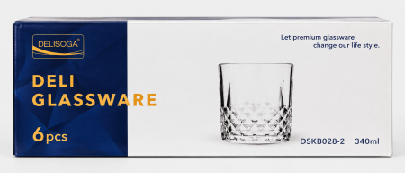 Casă, grădină si exterior - Ambalaj set 6 pahare Delisoga DSKB028-2, 340 ml