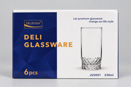 Casă, grădină si exterior - Ambalaj set 6 pahare Delisoga JS5001, 330 ml