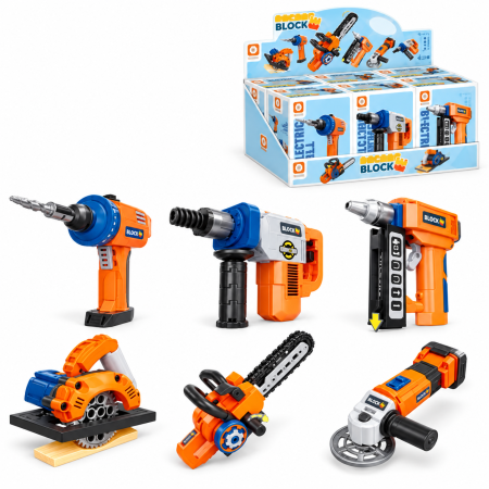Seturi de construcție - Set de construcție cu mini unelte