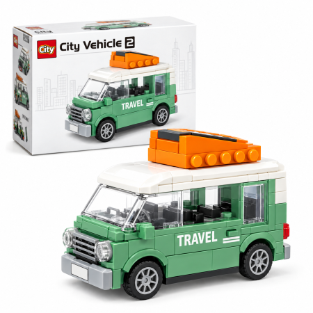 Seturi de construcție - Set de construcție cu vehicul urban