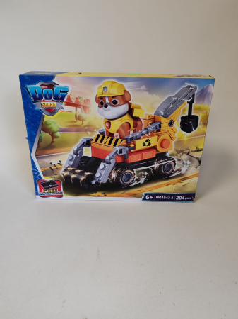 Toate produsele - Set de construcție Dog Squad – Rubble cu utilaj de construcții, 204 piese, 6+