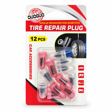Accesorii și iluminat auto - Set șnururi pentru repararea anvelopelor DUOGUO, 12 sau 30+1 piese