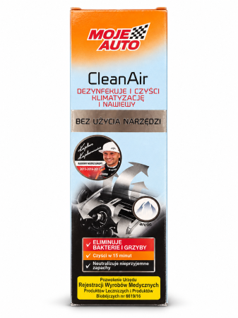 Îngrijire auto - Spray curățare climatizare Moje Auto CleanAir Arctic, 150 ml