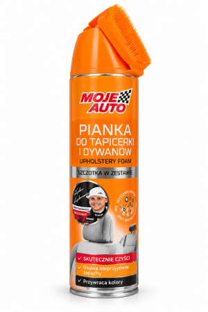 Îngrijire auto - Spumă curățare tapițerie Moje Auto Upholstery Foam cu perie, 520 ml