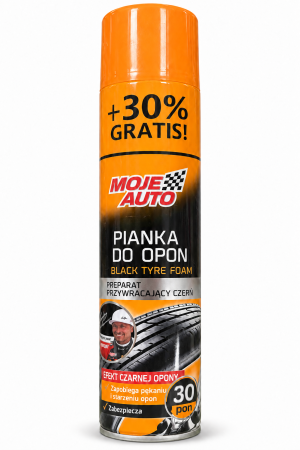 Îngrijire auto - Moje Auto Black Tyre Foam spumă pentru anvelope 520 ml