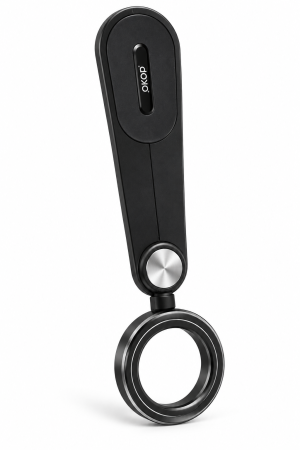 Accesorii și iluminat auto - Suport auto magnetic OKOP KP-924 pentru telefon cu inel și braț flexibil