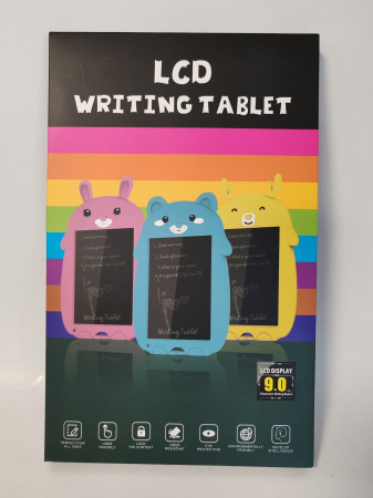Toate produsele - Tabletă LCD de scris pentru copii 9 inch, model animăluț, cu stilou – diverse culori