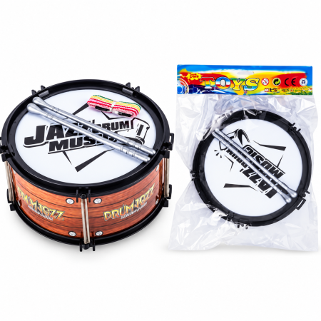 Jucarii - Tobă de jucărie Jazz Drum, neagră