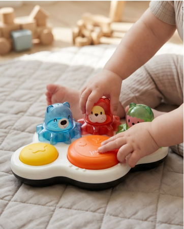 Tobă muzicală interactivă pentru bebeluși Chimstar Baby Toy Clapping Drum [2]