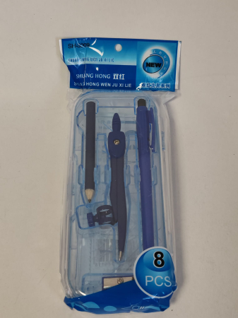 Toate produsele - Trusă Geometrie 8 Piese SHUANG HONG SH-S009