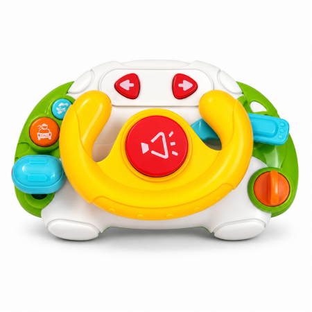 Jucarii - Volan interactiv muzical pentru bebeluși Chimstar Baby Toy Steering Wheel