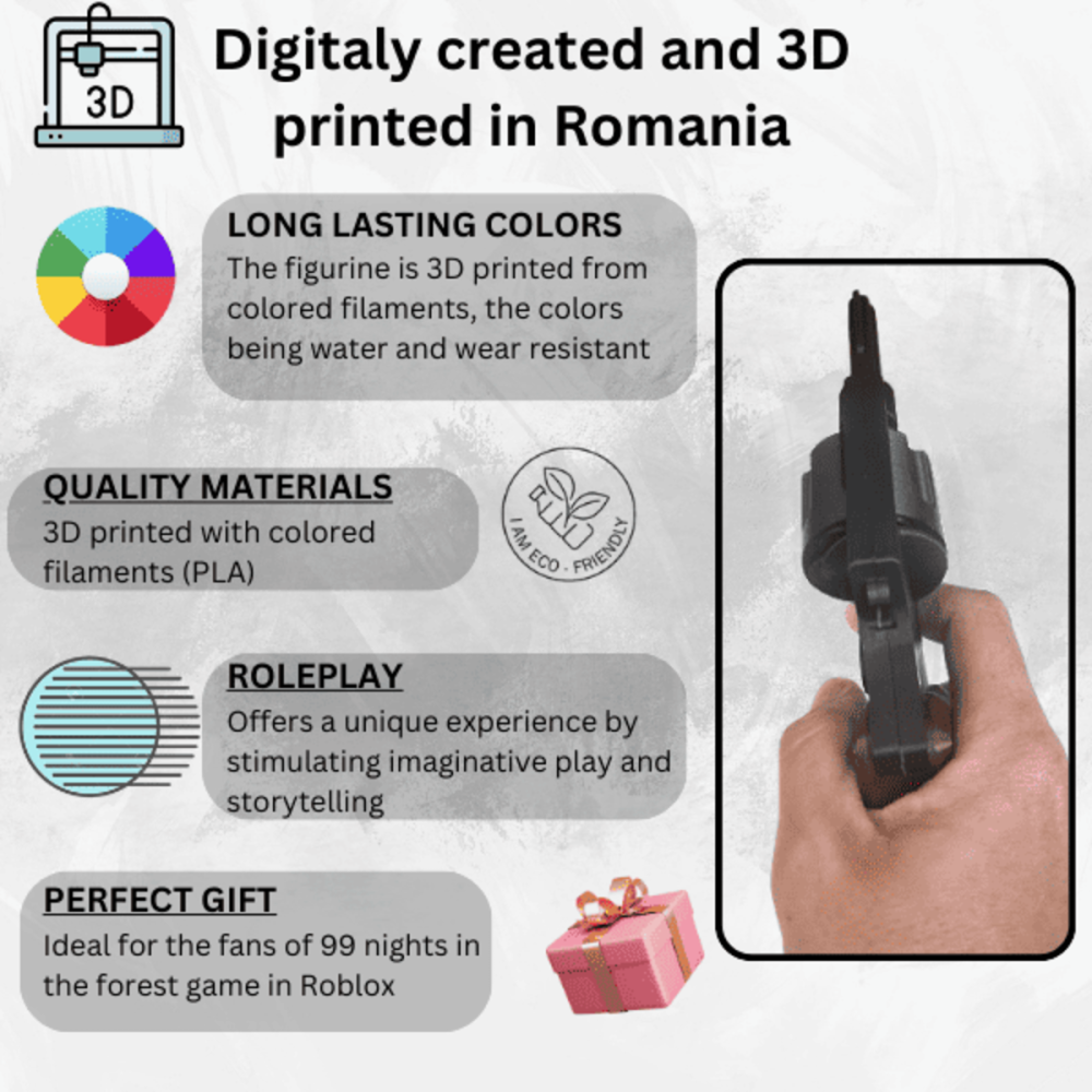 Arma Revolver din 99 nights in the forest , Roblox [4]