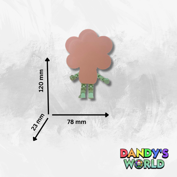 Dandy, figurina articulata tip fidget Dandy’s World, Roblox [4]