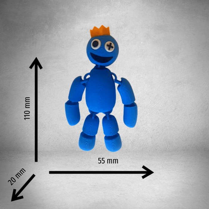 Blue, figurina articulata fidget Rainbow Friends, Roblox [7]