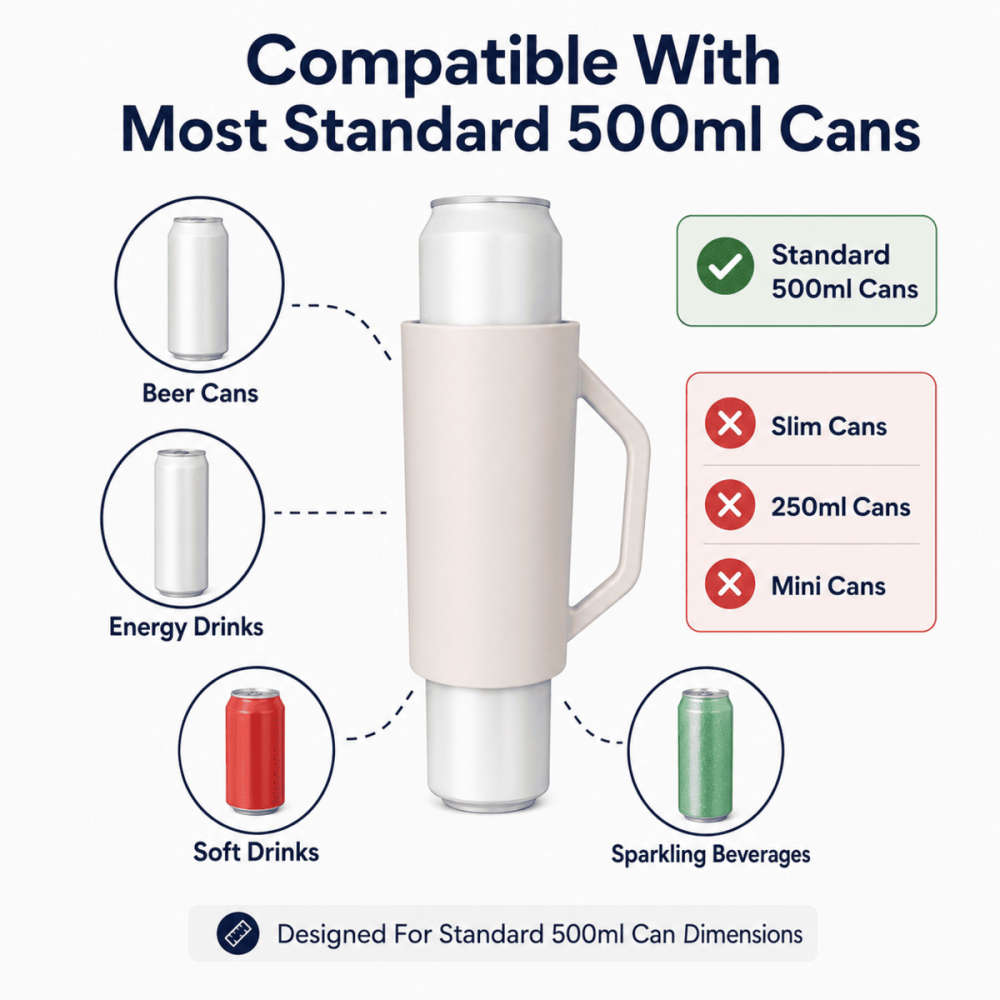 Halbă Reîncărcabilă pentru Doze de Bere 500 ml, Can Beer Refiller [3]