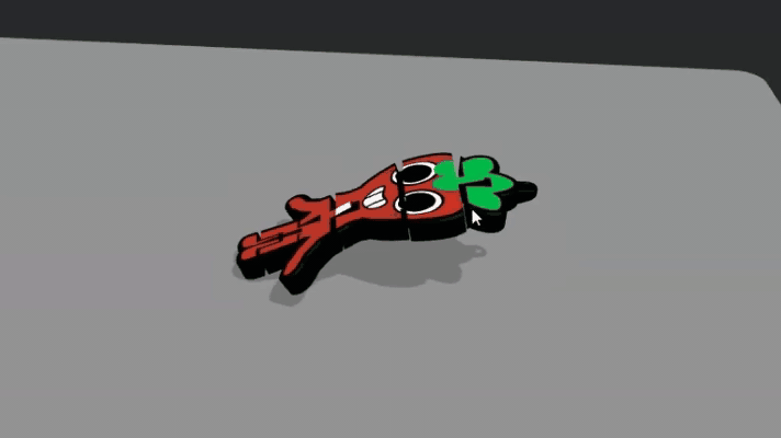Breloc articulat fidget Sprout – Dandy’s World [1]