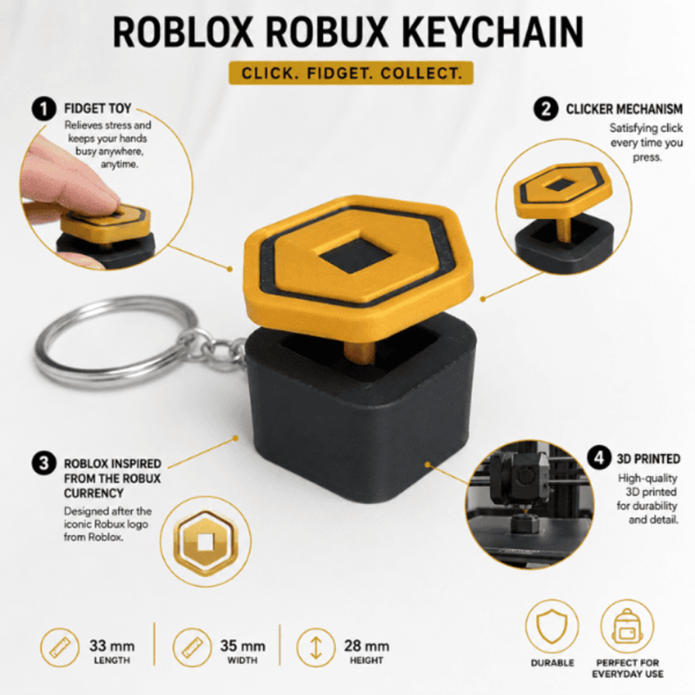 Breloc Robux Roblox [3]