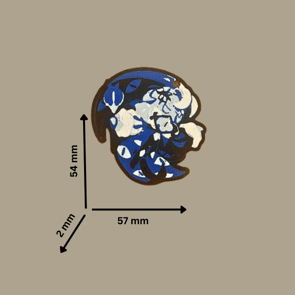 Breloc Shadow Milk Cookie inspirat din Cookie Run: Kingdom [3]