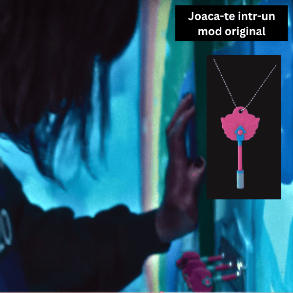 Cheie cu lant Hide and Seek, cerc, insiprata din Squid Game 3 - Jocul Calamarului [2]