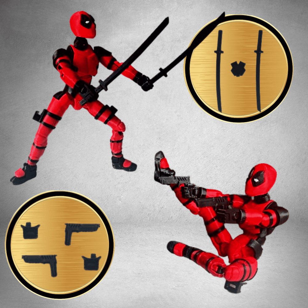 DeadPool, figurina articulata cu accesorii [6]