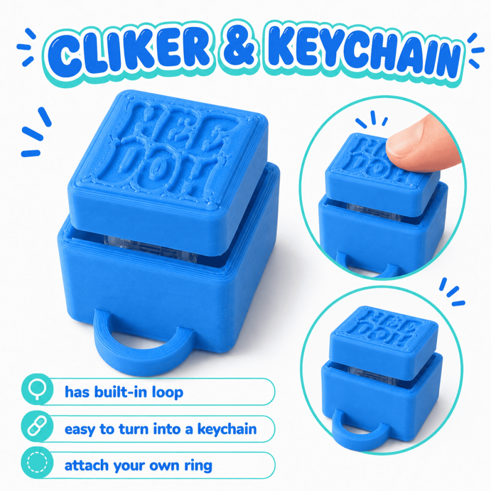 Fidget clicker interactiv Needoh albastru [3]