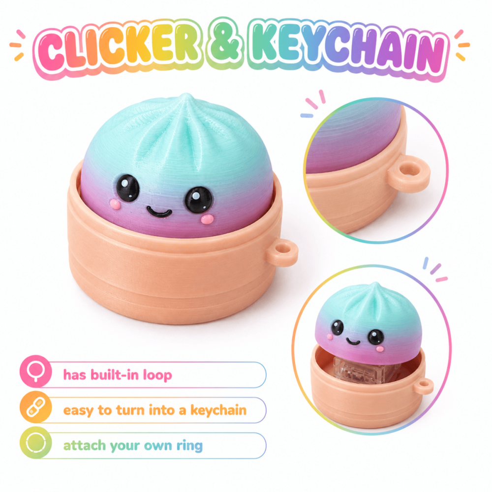 Fidget clicker interactiv Dumpling kawaii [2]