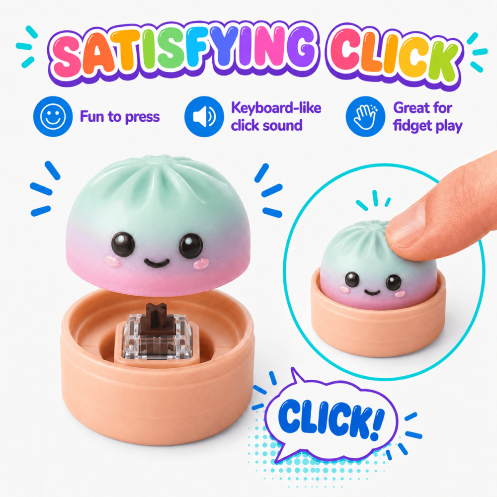 Fidget clicker interactiv Dumpling kawaii [3]