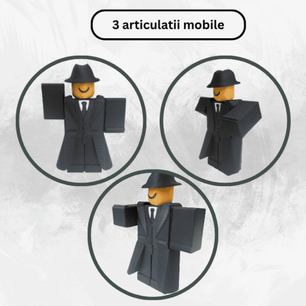 Figurina articulata Mafioso, skin coolkidd Forsaken, Roblox [2]