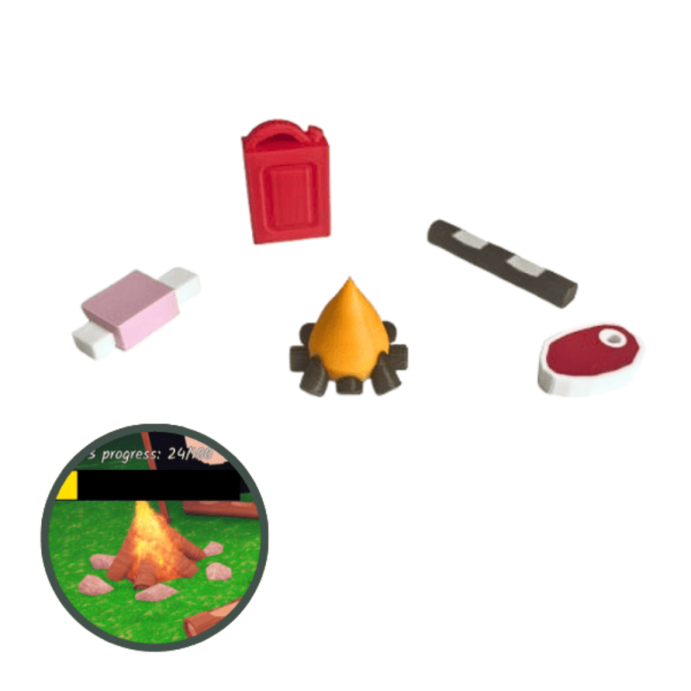 Set 5 accesorii din 99 nights in the forest Roblox [1]