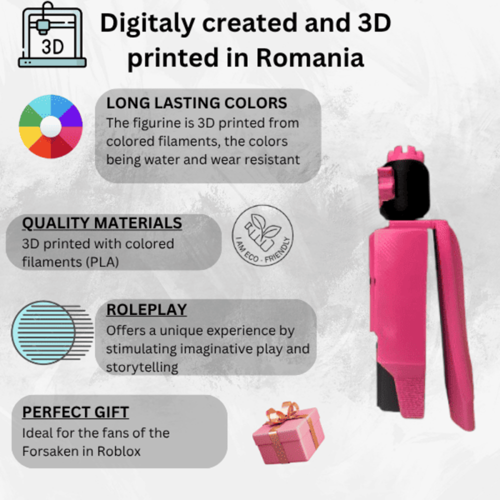 Figurina articulata Forsaken John Doe, skin Annihilation, Roblox [4]