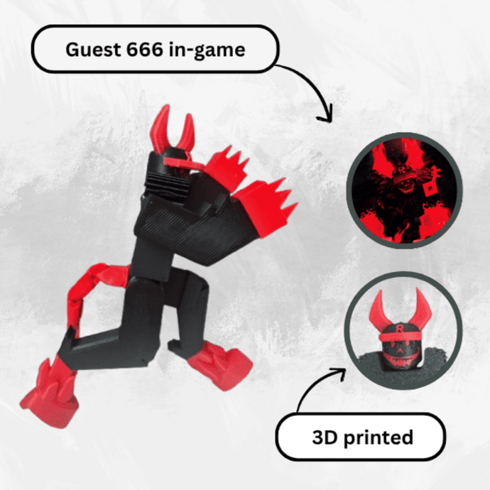 Figurina articulata Forsaken Guest 666 Roblox [2]