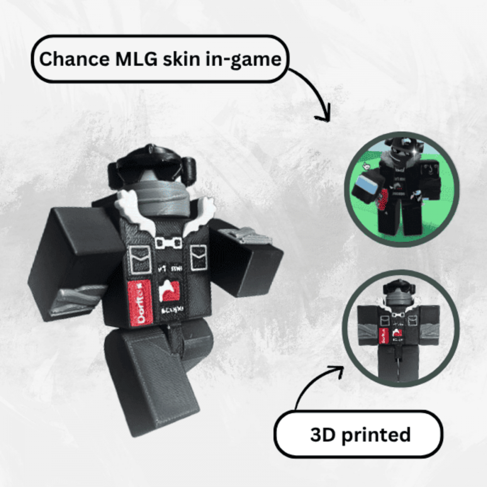 Figurina articulata Chance, skin MLG Forsaken, Roblox [4]