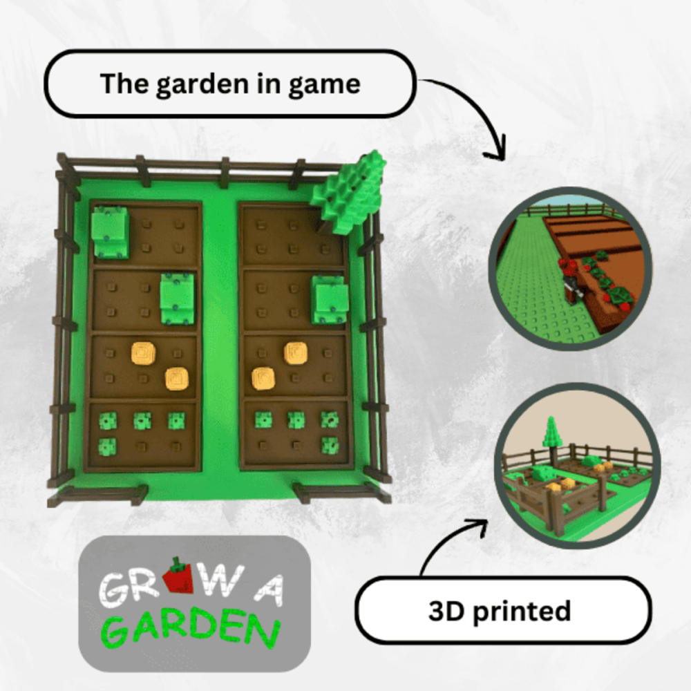 Set gradina din Grow a Garden, cu loturi si culturi de fructi, Roblox [2]