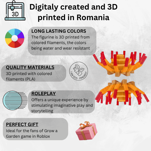 Figurina  Ember Lily din Grow a Garden, Roblox [3]