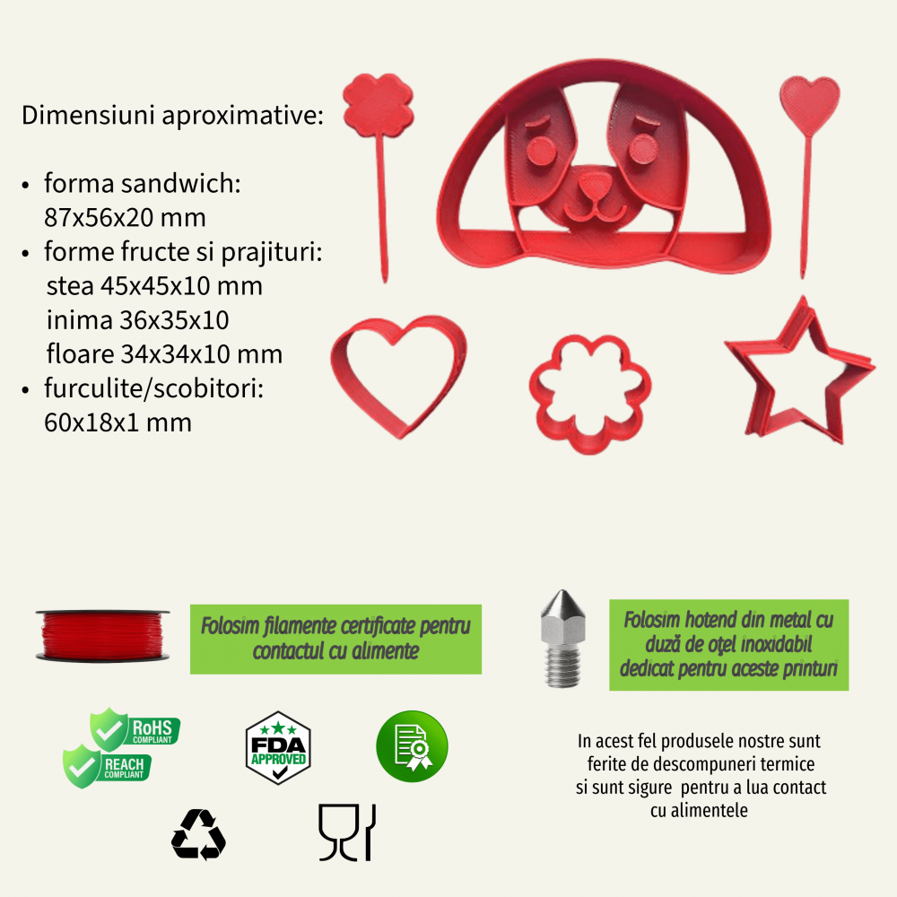 Forma pentru sandwichuri Catelus [6]